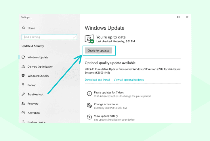 update your windows computer