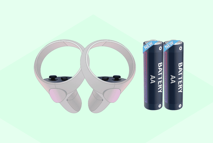 replace the controller’s batteries