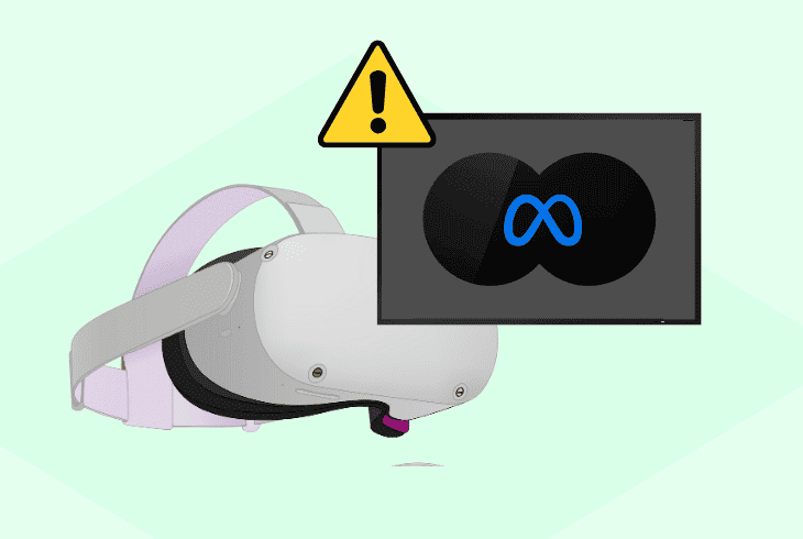reasons oculus quest 2 stuck flashing logo