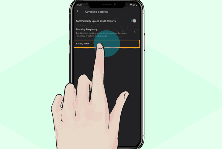 reset via the meta quest app