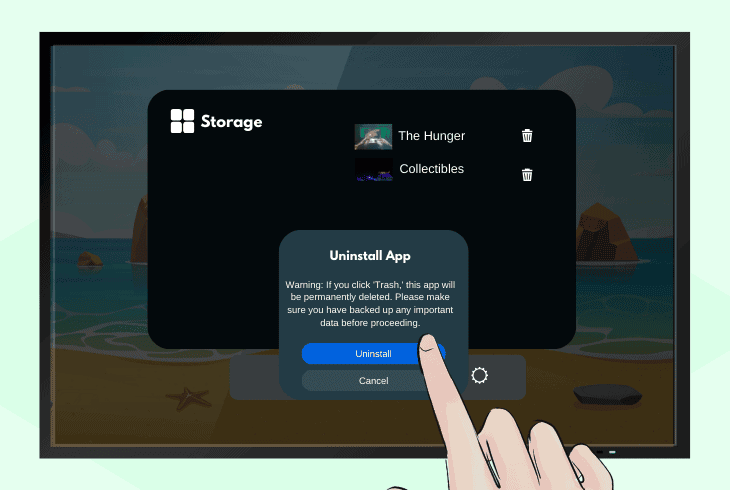 free up storage on your oculus