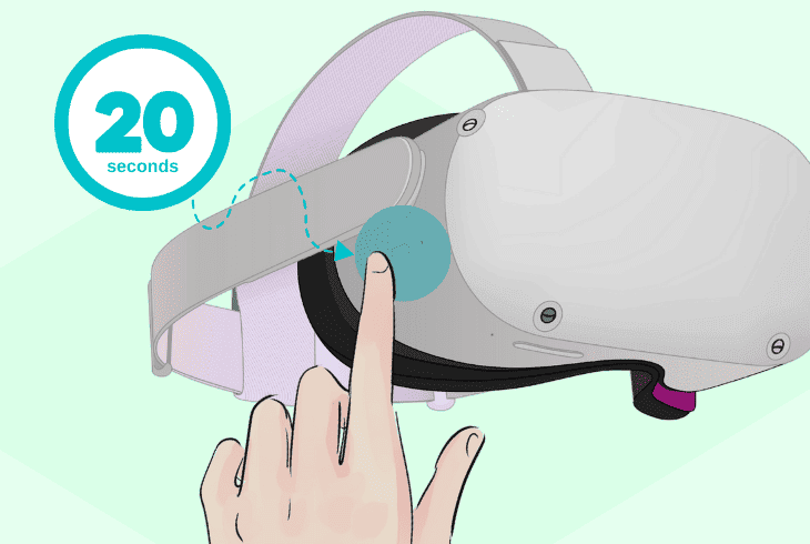 reboot your oculus quest 2