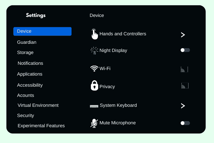 verify the oculus quest internet