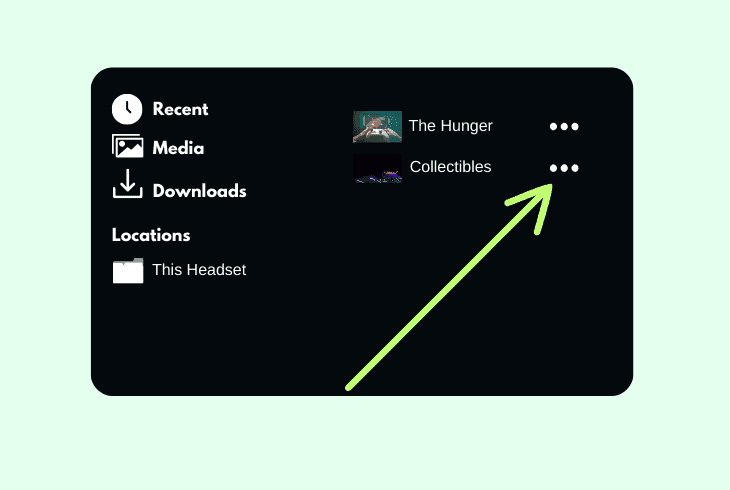 delete recordings on oculus quest