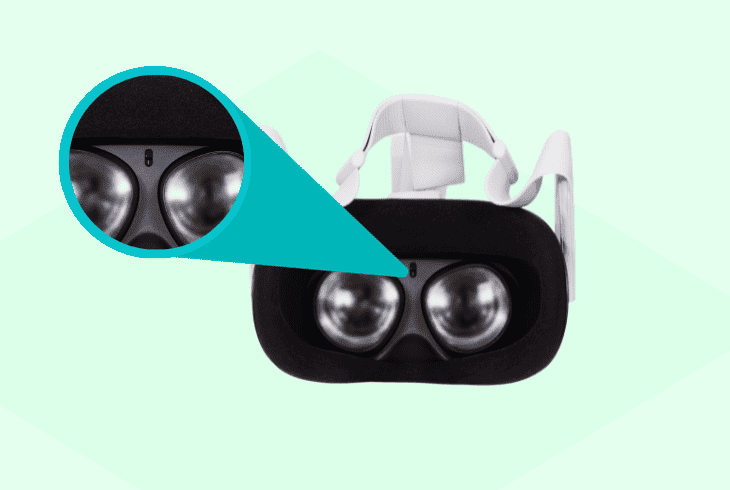 inspect the oculus proximity sensor