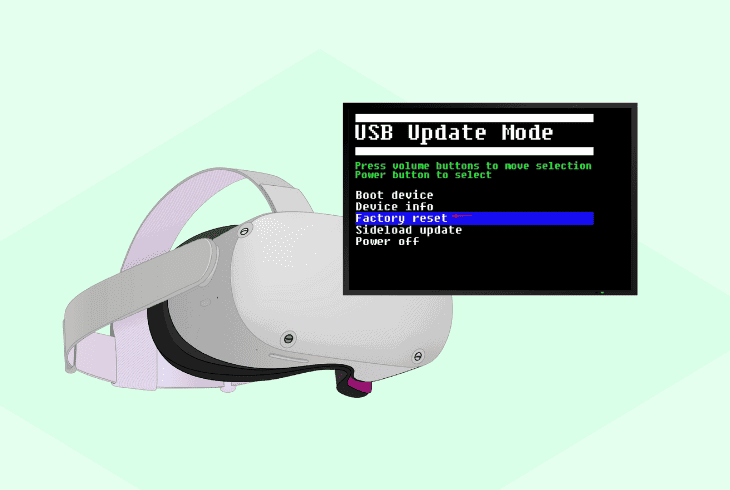 factory reset your oculus quest