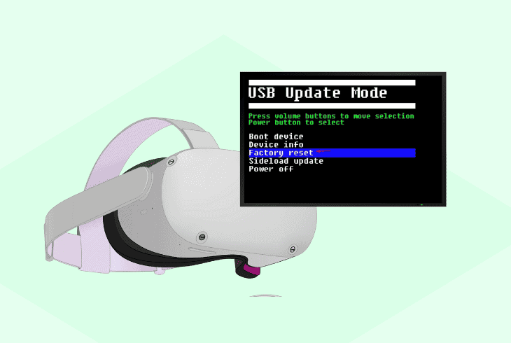 factory reset your oculus quest