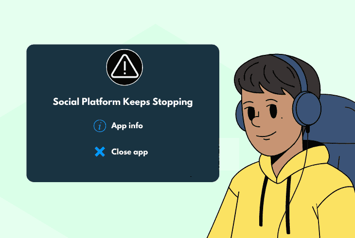 fix social platform keeps stopping oculus quest