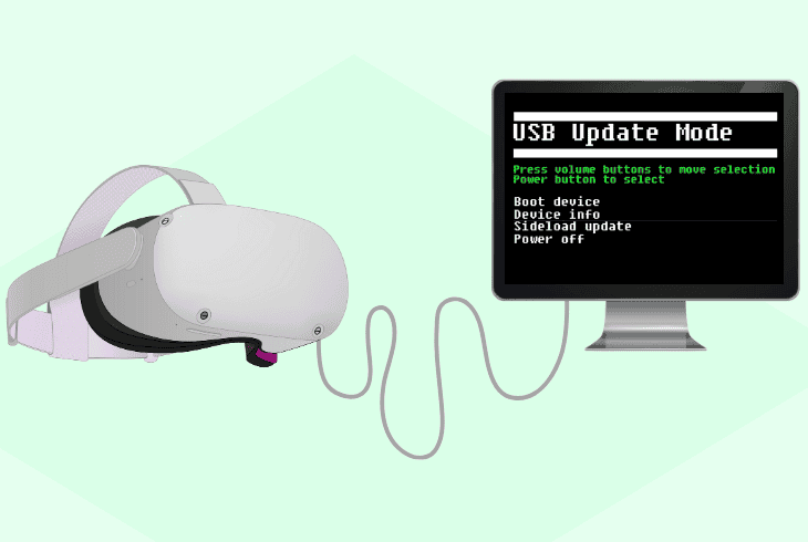 update oculus quest via usb