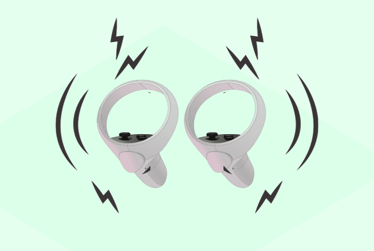 why is my oculus controller vibrating