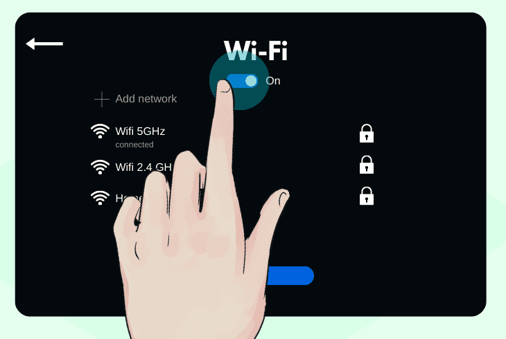 reconnect oculus to the wifi