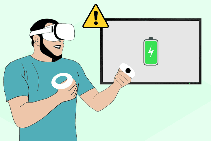 playing oculus quest charging problem