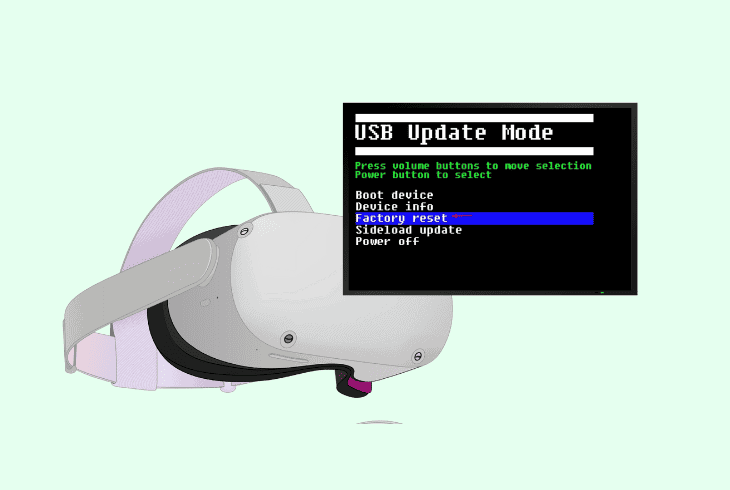 factory reset the oculus quest 2