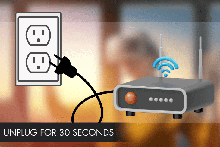 refreshing your connection by power cycling your router