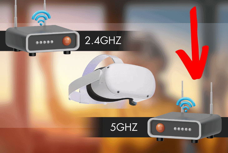 connecting your oculus quest 2 to the 5ghz wifi band