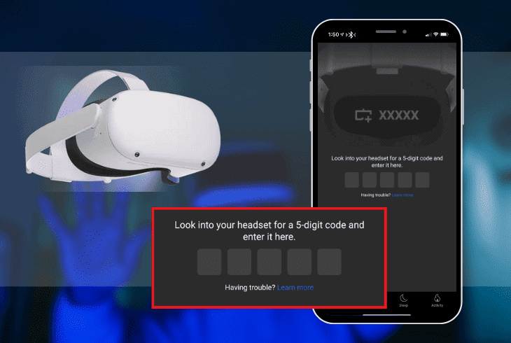 using the repair option on the meta quest app