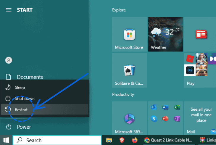 how to reboot computer device