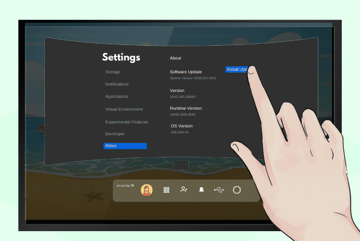 update your oculus quest firmware