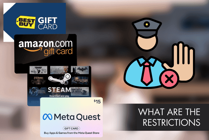restrictions to consider on gift cards