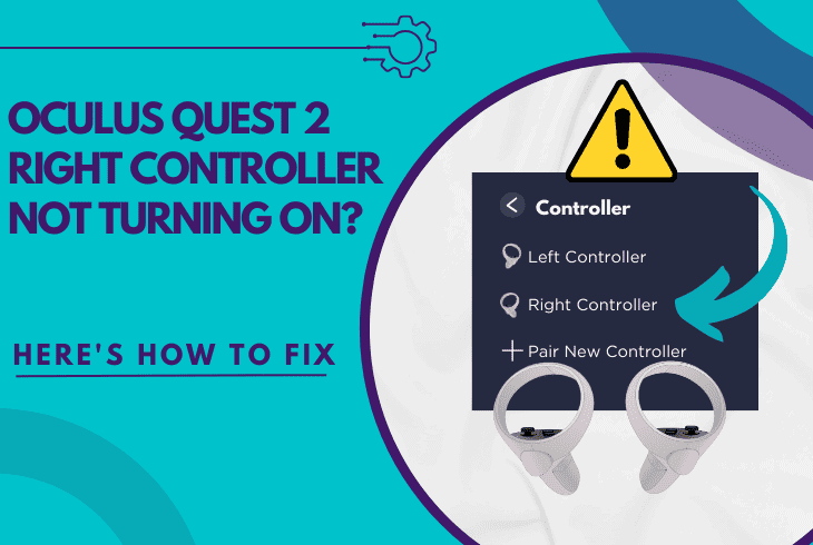 oculus quest 2 right controller not turning on