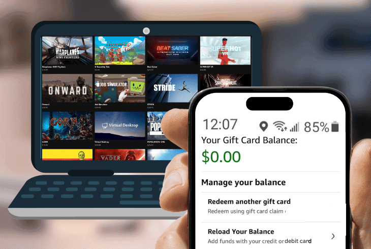 use your gift card funds and balance