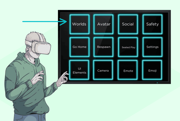 move to a different vrchat world