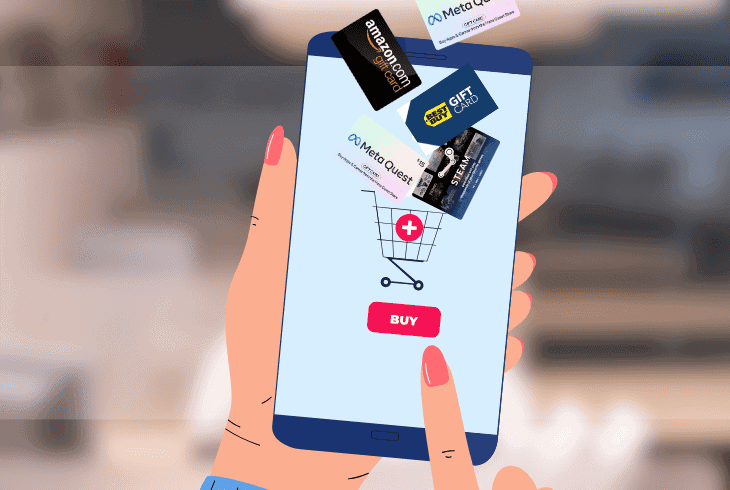 purchasing gift cards