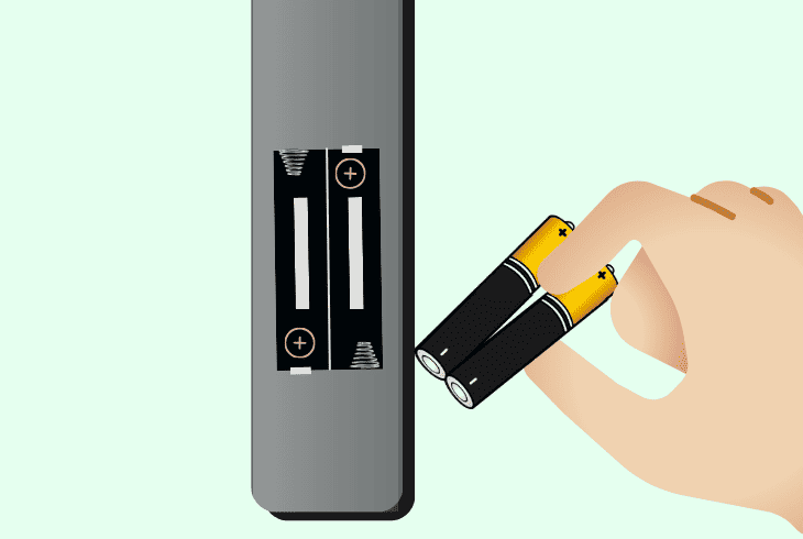 replace your remote’s batteries
