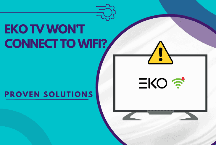 eko tv won't connect to wifi