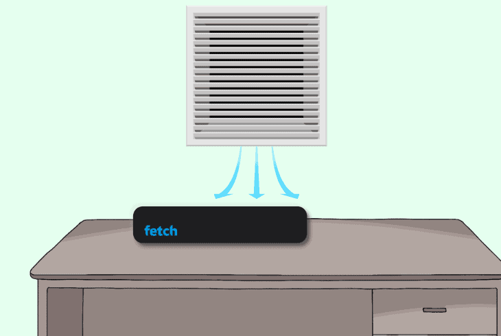 prevent overheating in fetch box
