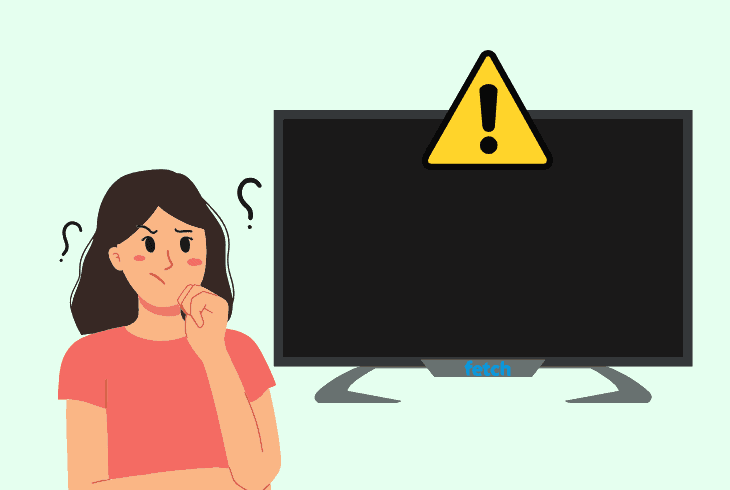reasons for the fetch tv black screen