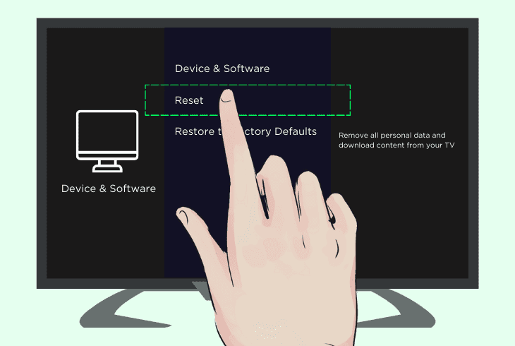 factory reset kogan os tv