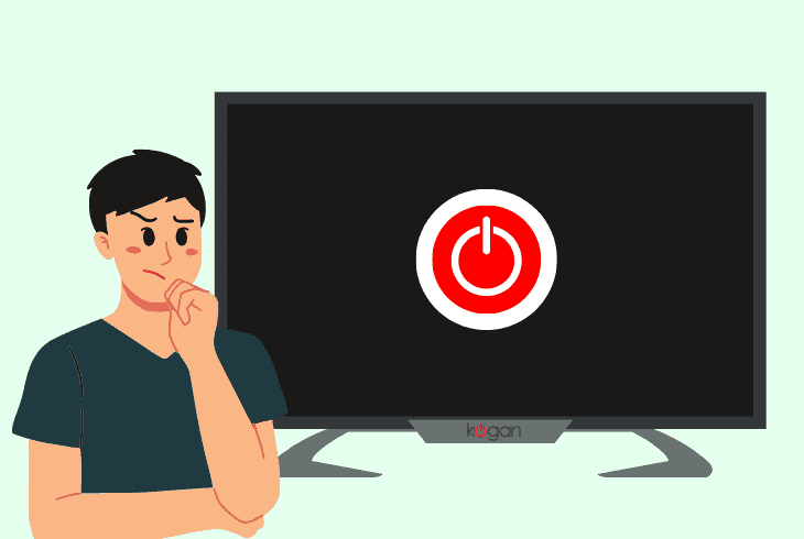 kogan tv won’t turn on from standby