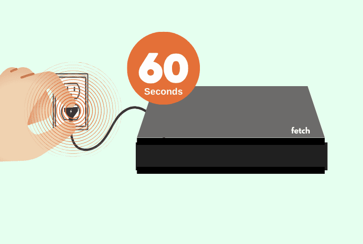 unplug the fetch tv box