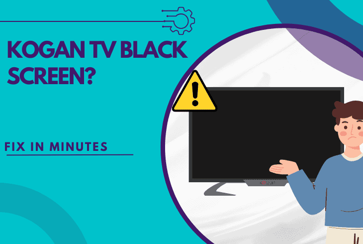 kogan tv black screen