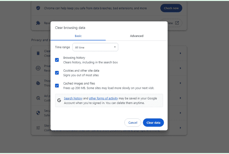 clear your browser’s cache (online viewing)