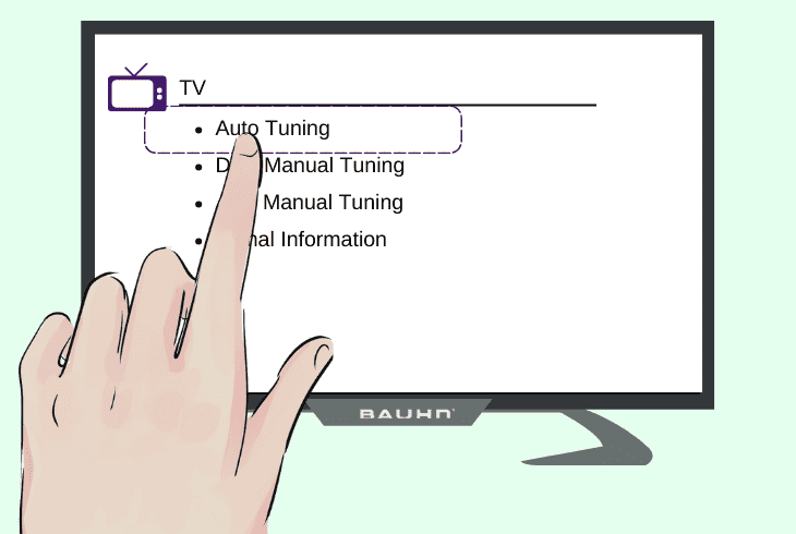 auto scan for the channels