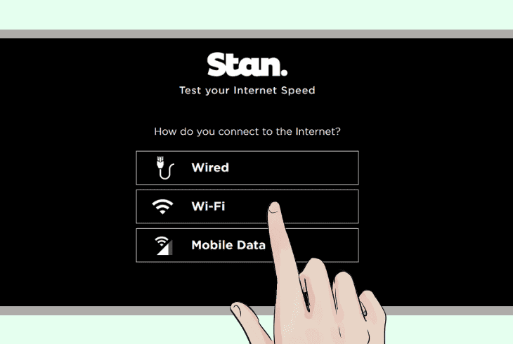 check your internet connection