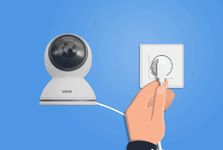 plug camera in a different outlet