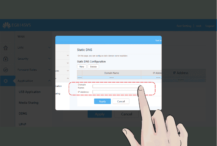 update your dns configuration