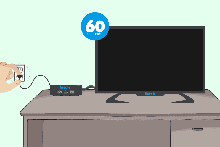 soft-reset your fetch tv box