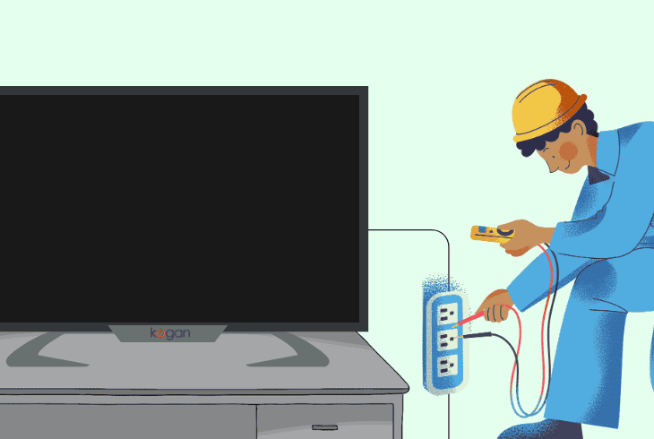 alter the tv’s power supply source