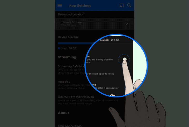try streaming in “safe mode”