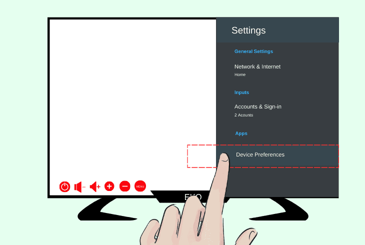 factory reset eko smart tv