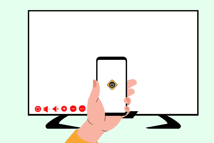 turn on the tv via smartphone