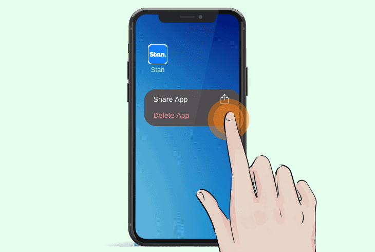 android reinstall the stan application