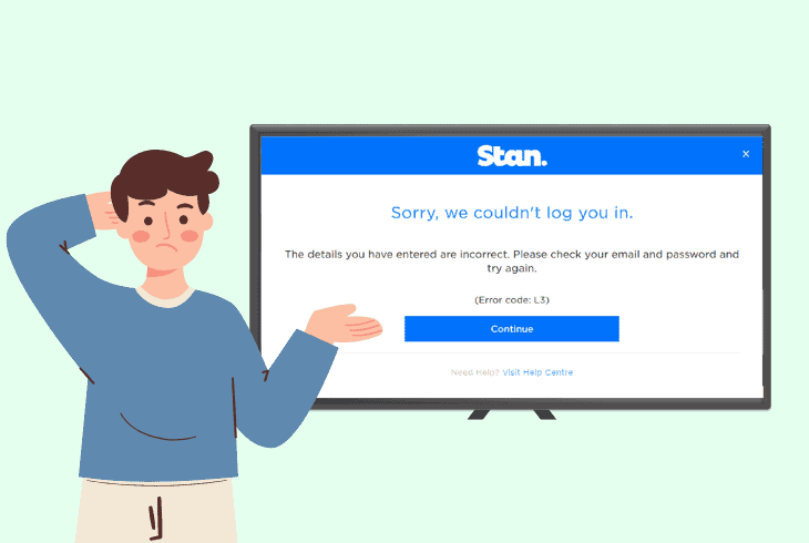 what is error code l3 on stan