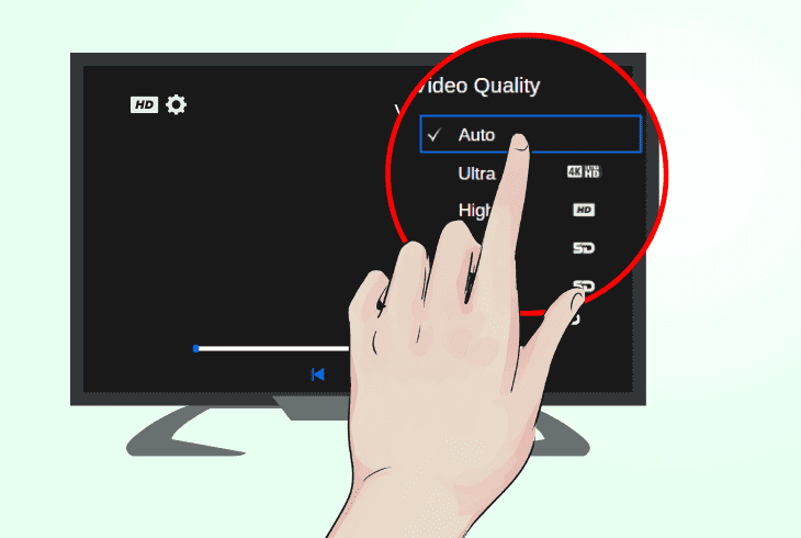 adjust stan’s streaming quality