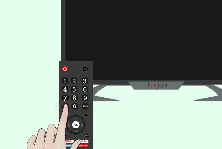 attempt to switch the tv’s input