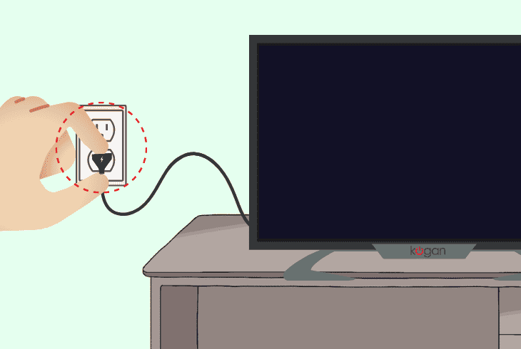 soft reset your kogan tv